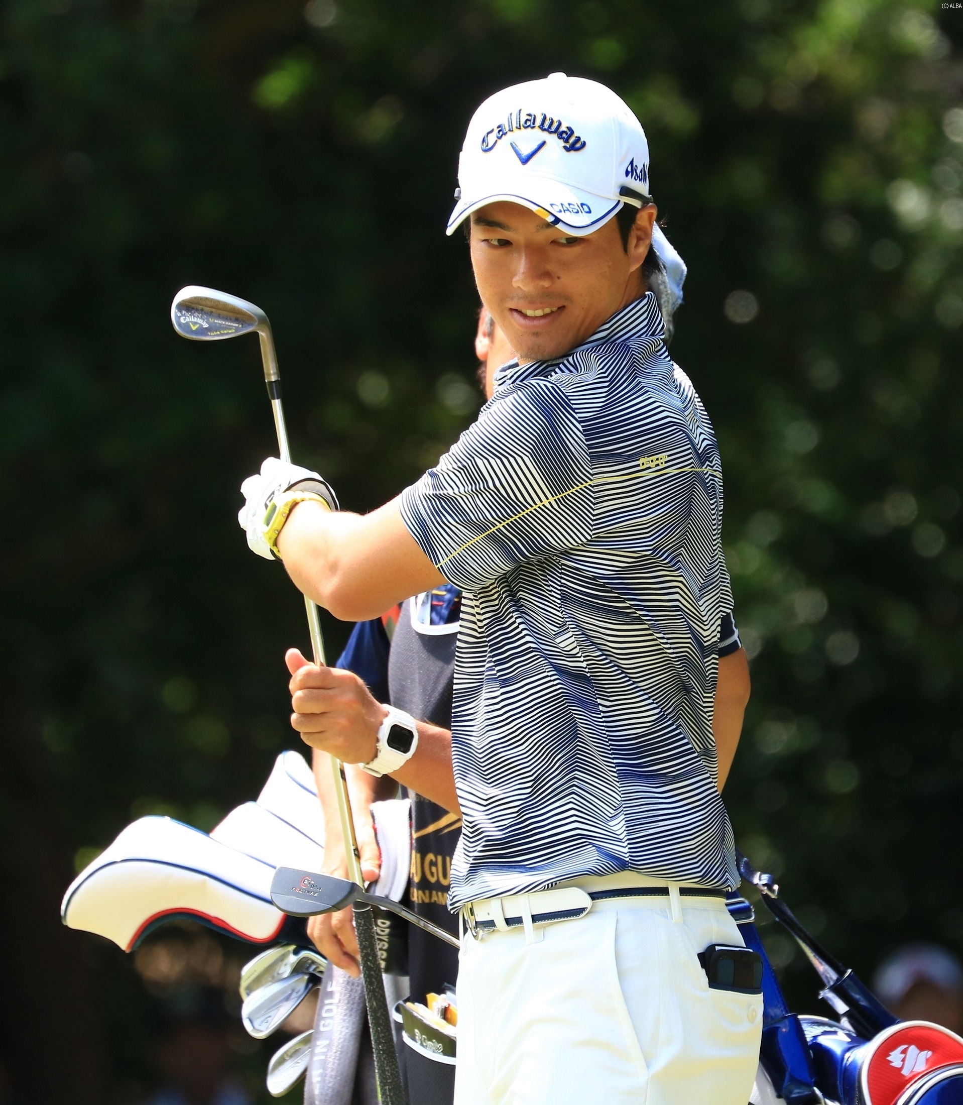 単独首位でフィニッシュし、最終日を迎える石川遼（撮影：ALBA）