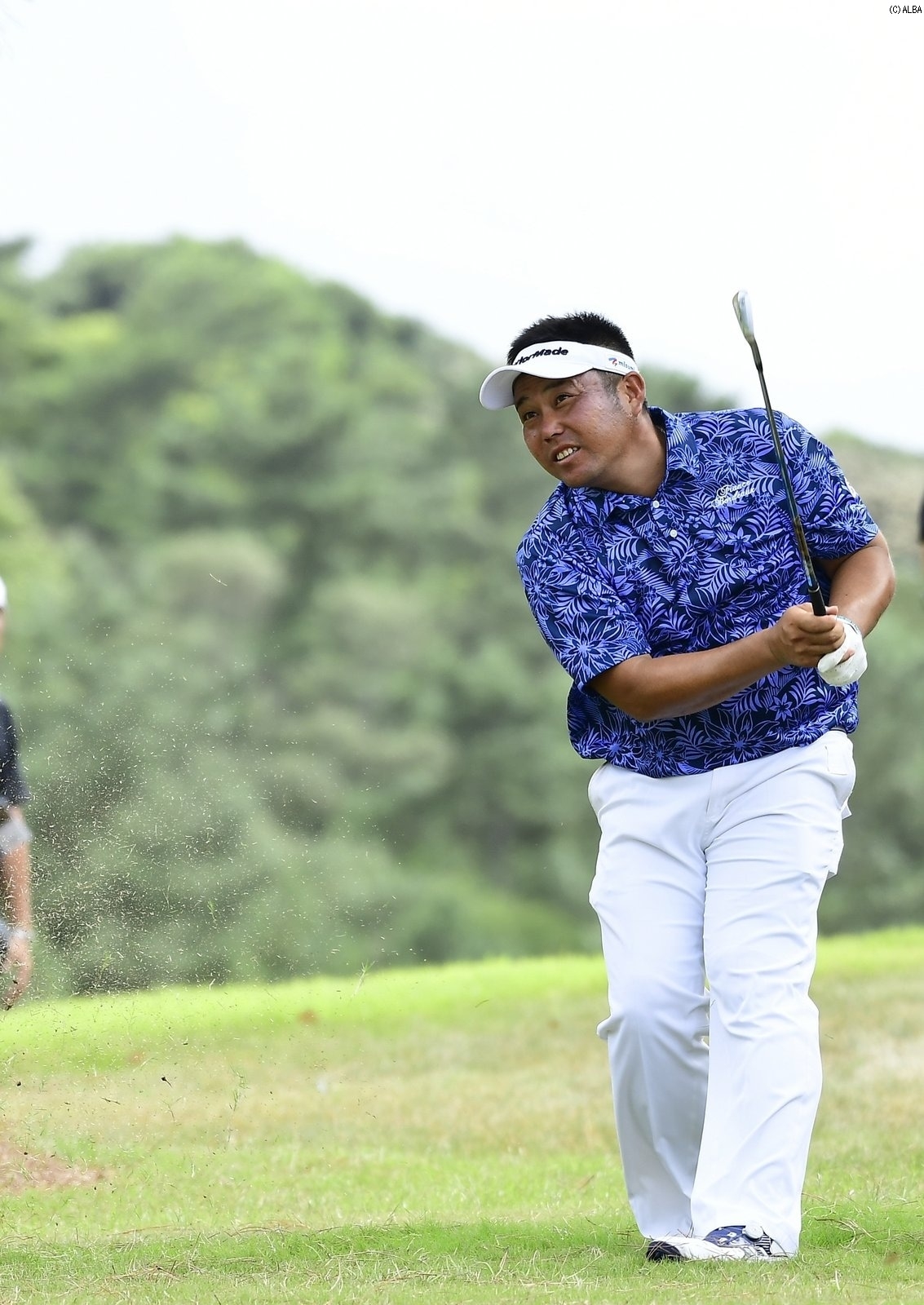 トータル10アンダー・2位タイの小田龍一 最終日に巻き返せるか（撮影：上山敬太）
