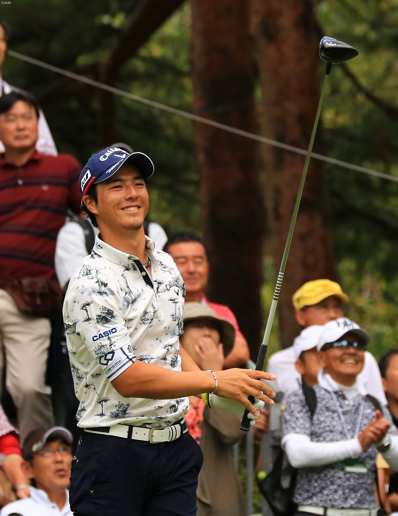 石川遼、自身初の2週連続Vは厳しい状況に（撮影：赤澤亮丈）