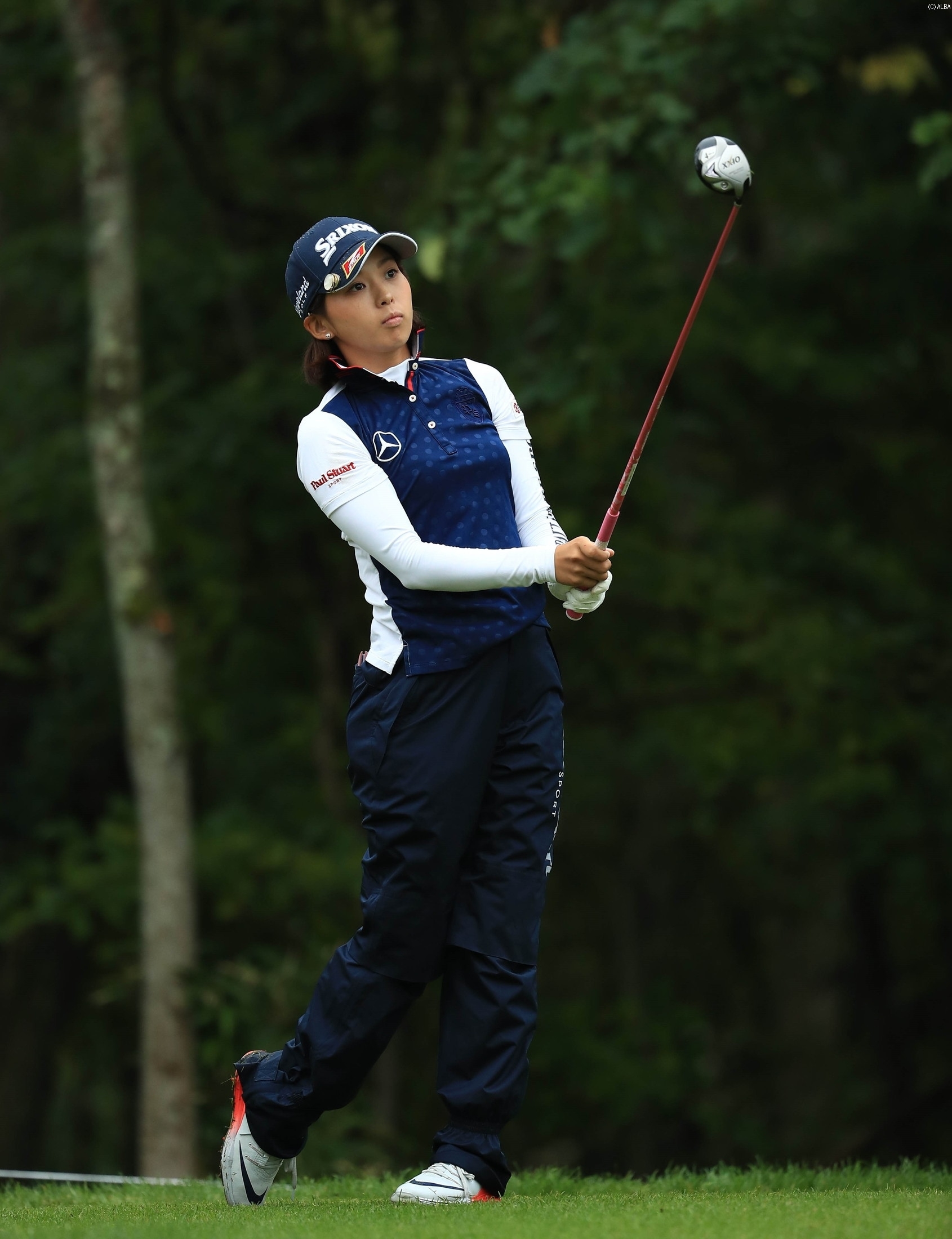 トータル3アンダー・2位の好スタートを切った森美穂（撮影：米山聡明）