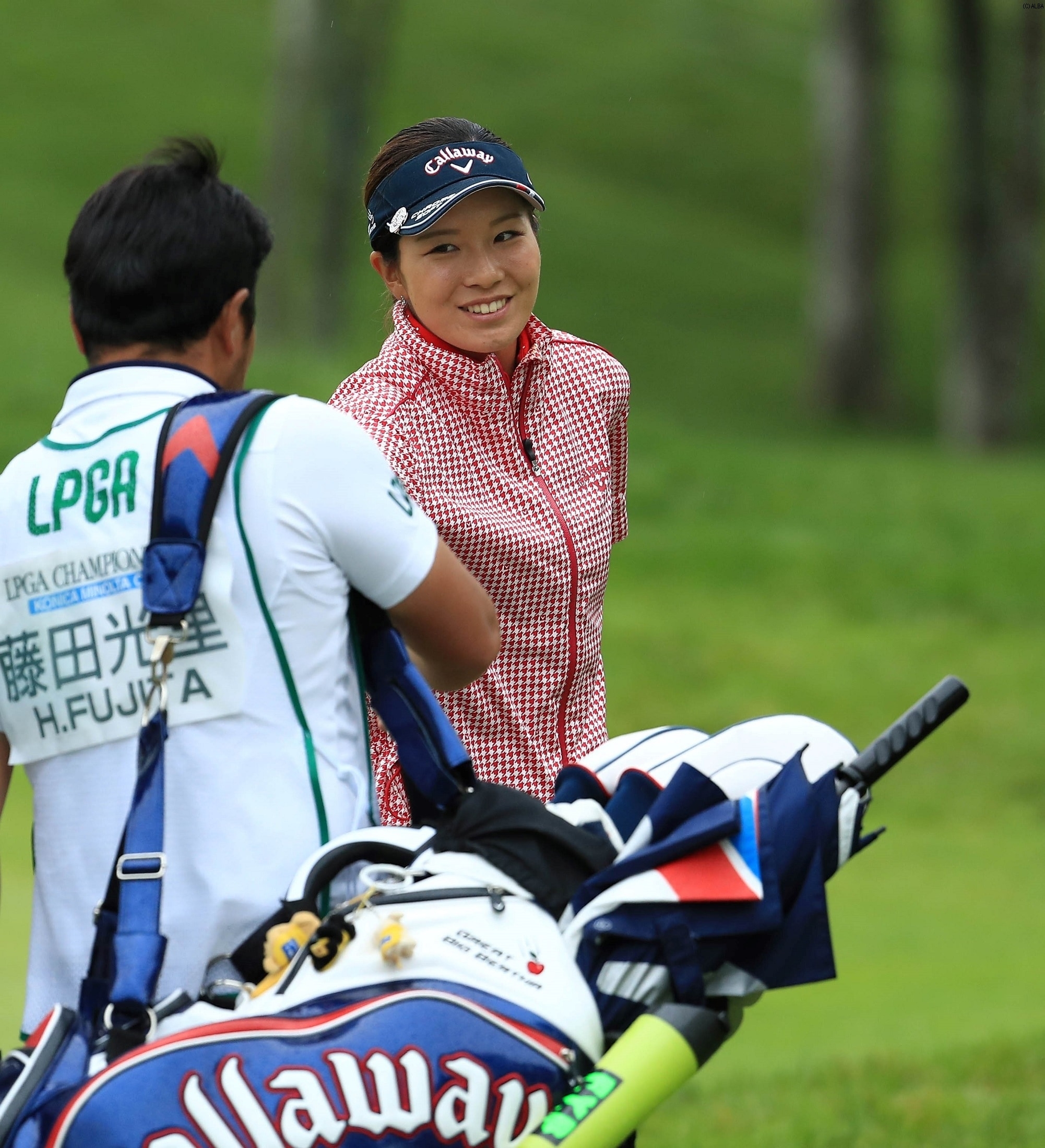 2アンダー・3位タイ発進となった藤田光里（撮影：米山聡明）