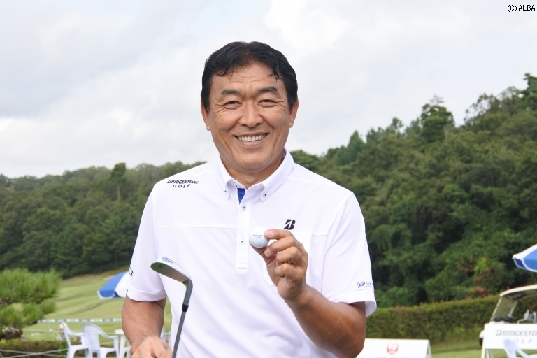 ホールインワン達成などで2位浮上の羽川（写真は大会事務局提供）