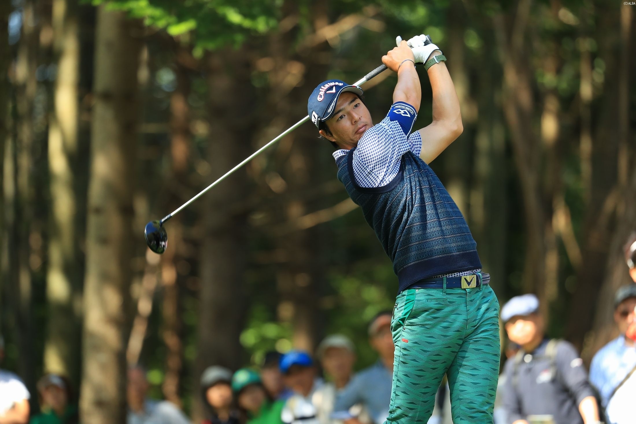 暫定首位で2日目を終えた石川遼（撮影：米山聡明）