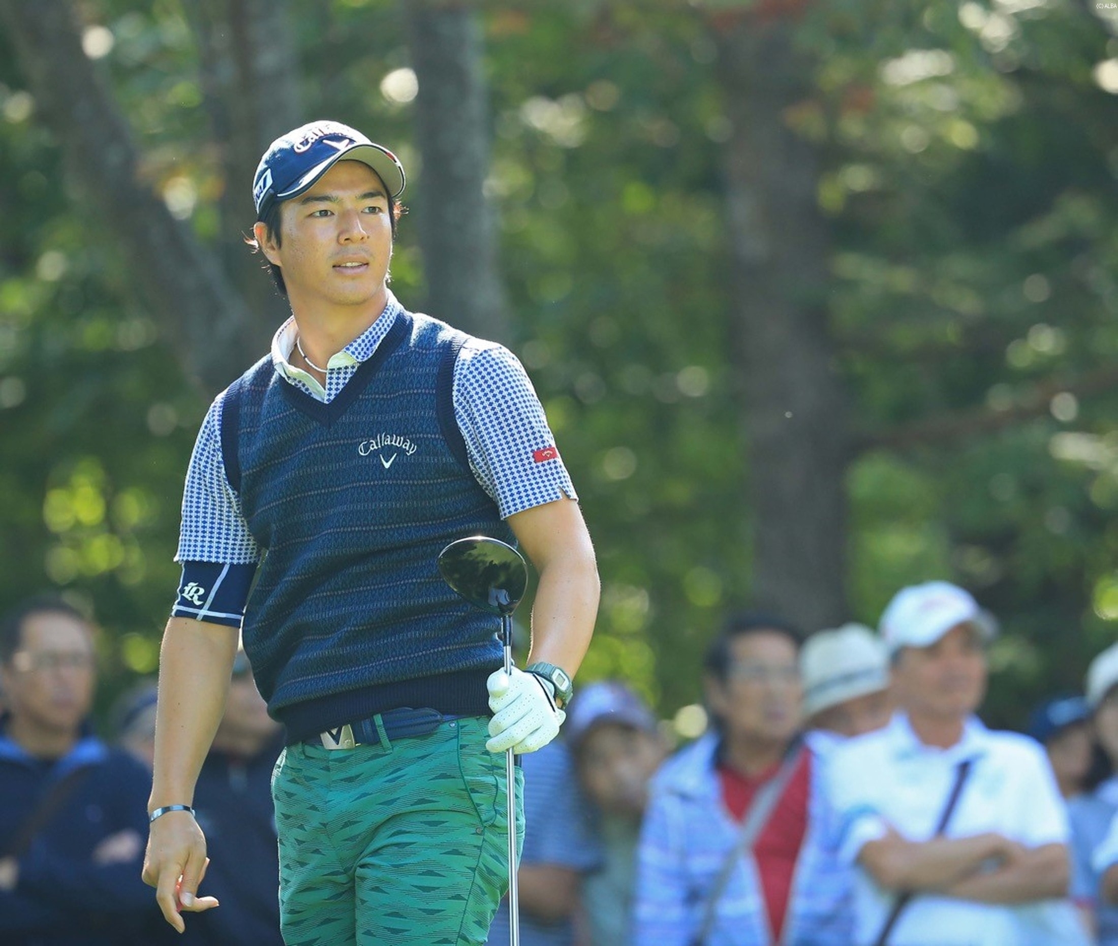 トータル12アンダー・単独首位で2日目を終えた石川遼（撮影：米山聡明）