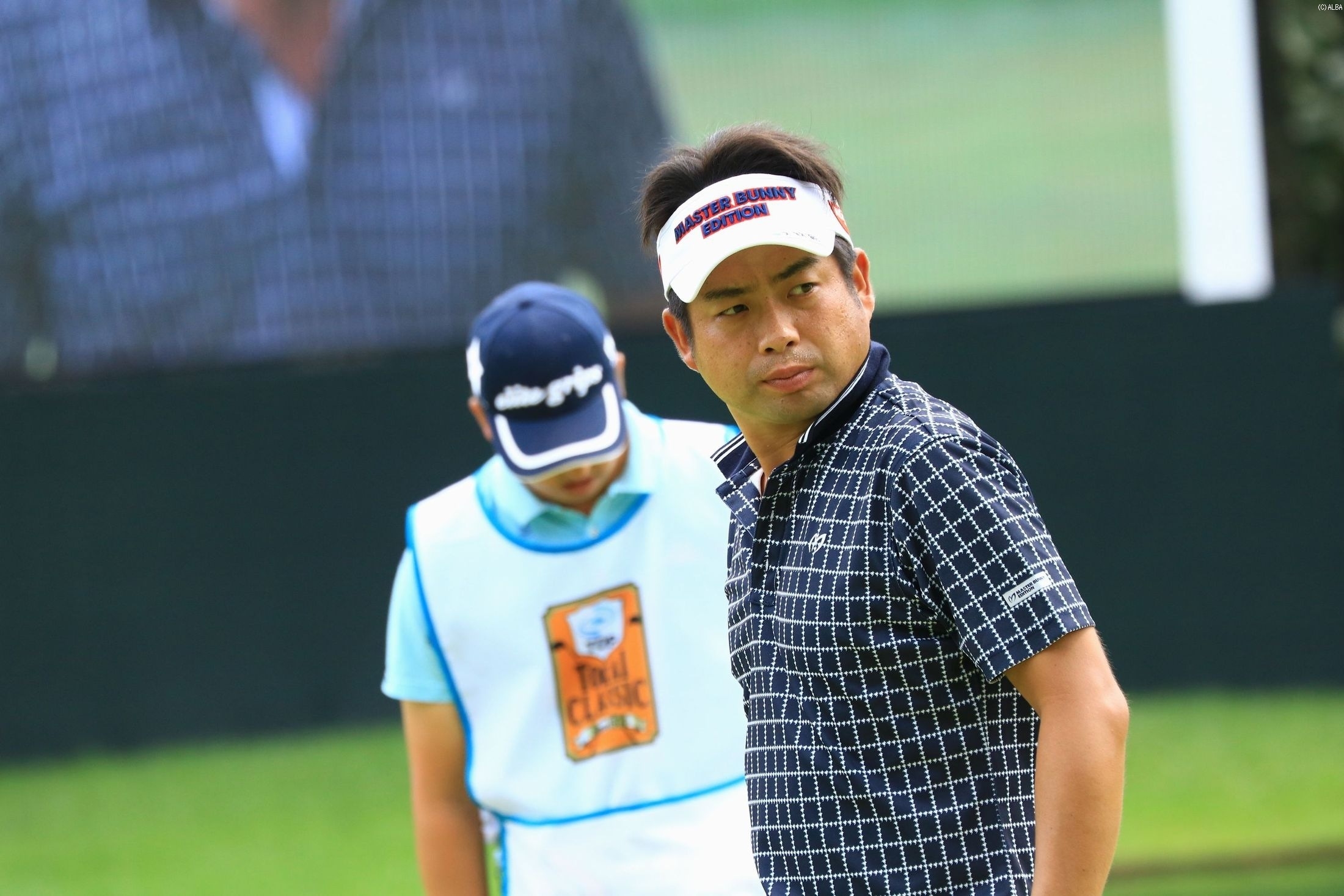 今季2勝目へ向け、決勝ラウンドに進出を決めた池田勇太（撮影：小路友博）