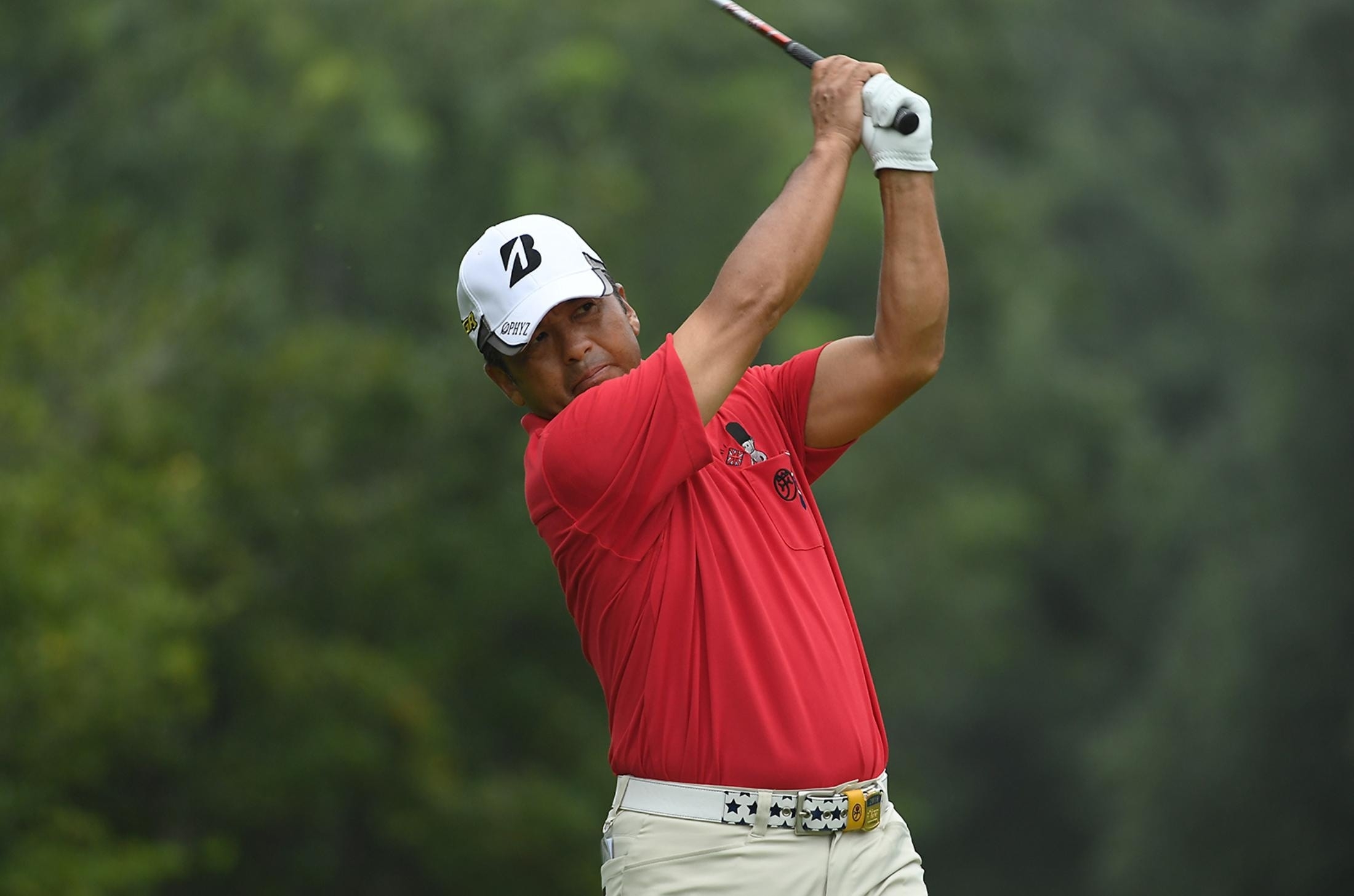 暫定ながら4位タイに浮上した真板潔（写真・PGA提供）