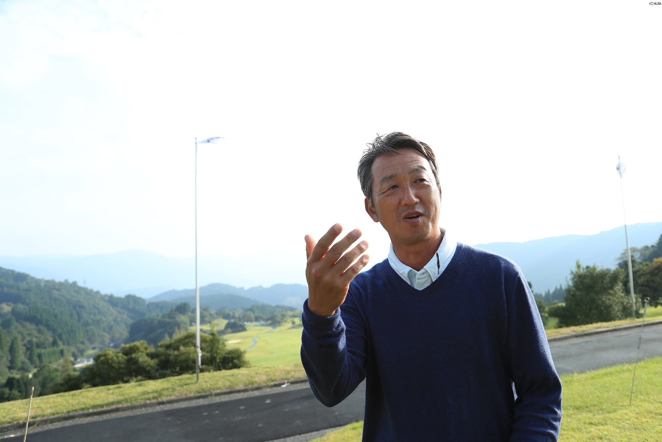 今大会への意気込みを語った秋葉真一(撮影:ALBA)