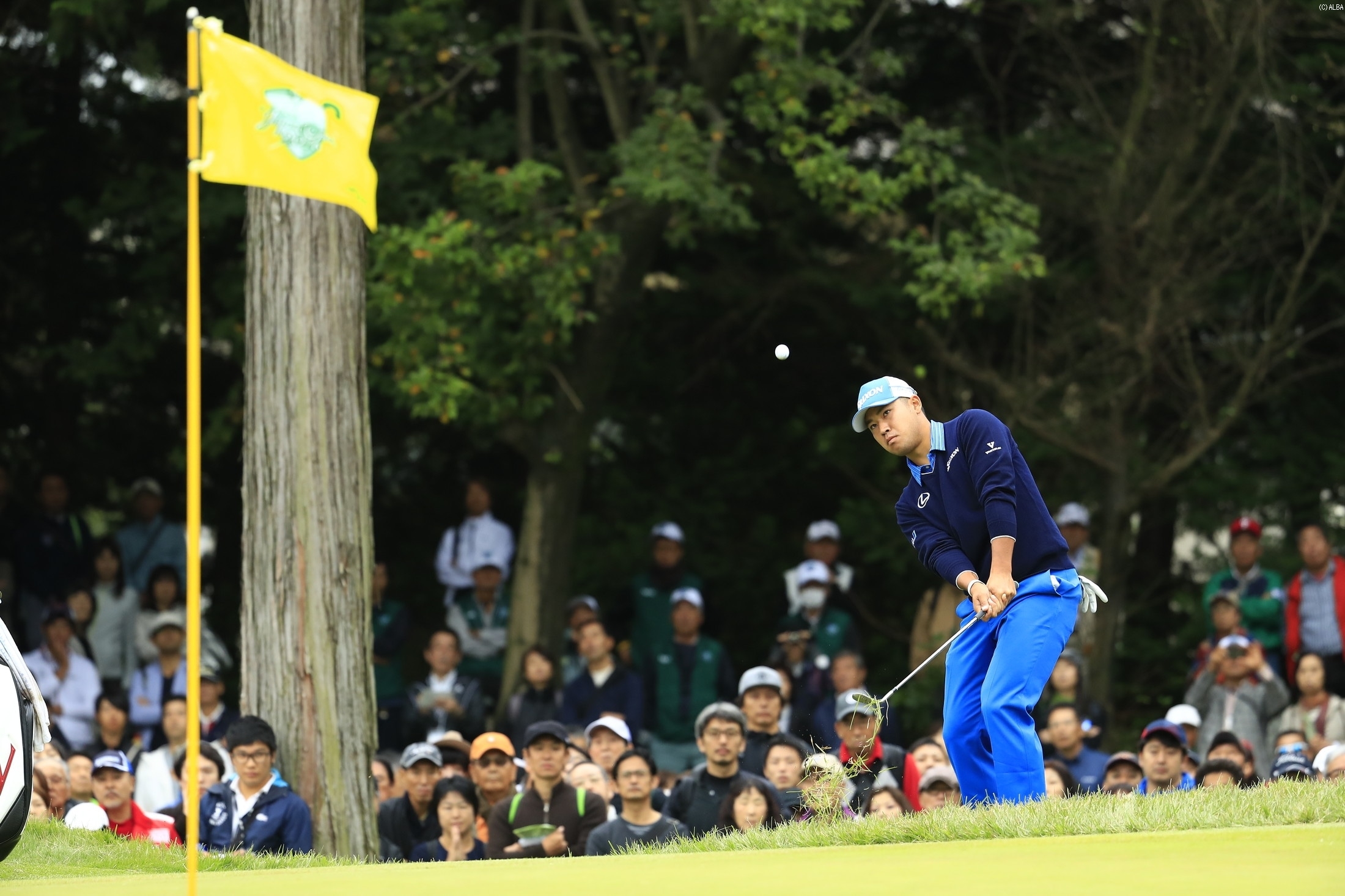 この日イーブンパーで回り、9位タイでホールアウトした松山英樹（撮影：米山聡明）
