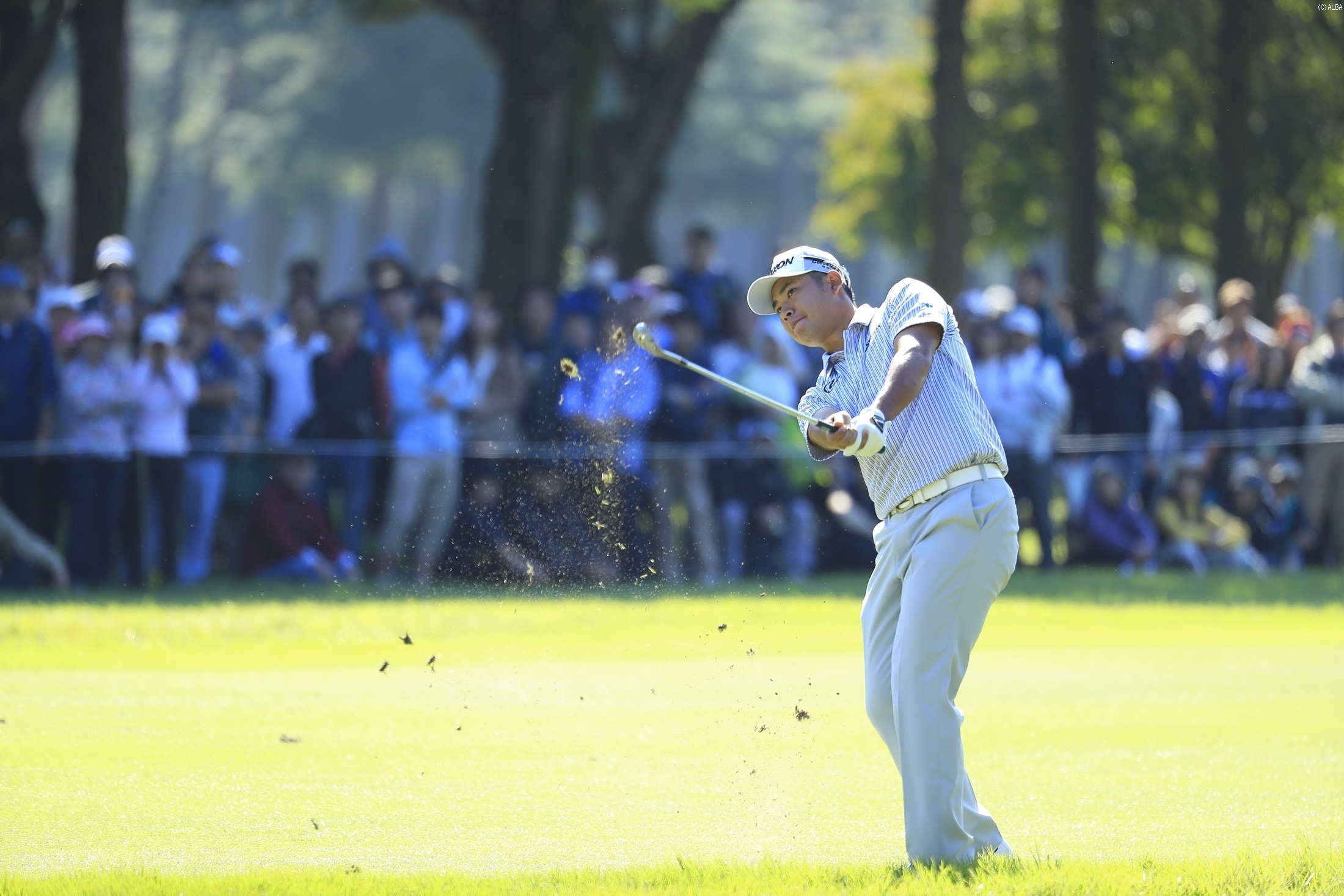 4連続バーディで単独首位に躍り出た松山英樹（撮影：米山聡明）