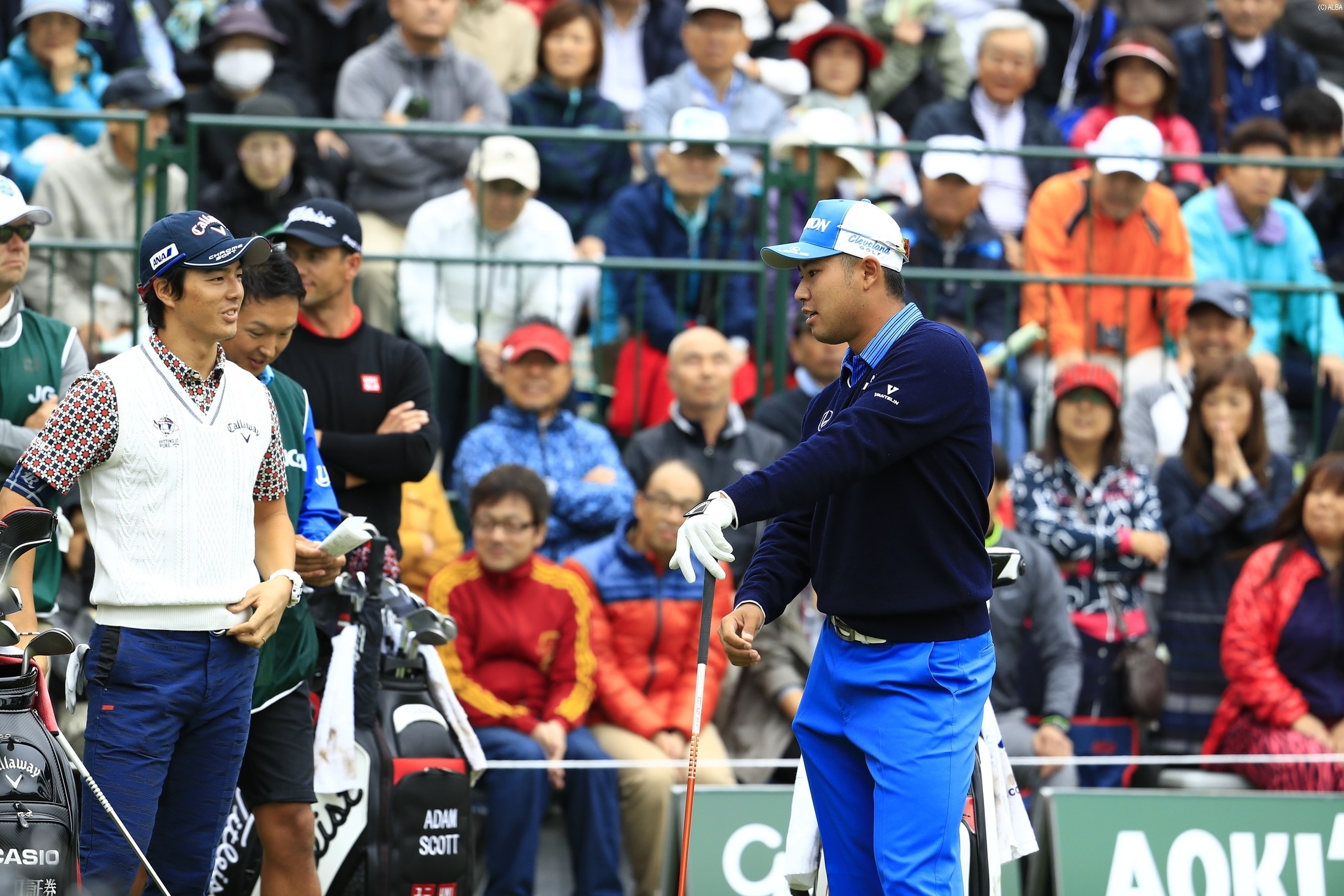 初日を3アンダー・16位タイで終えた石川遼と松山英樹(写真は日本オープン時)（撮影：米山聡明）