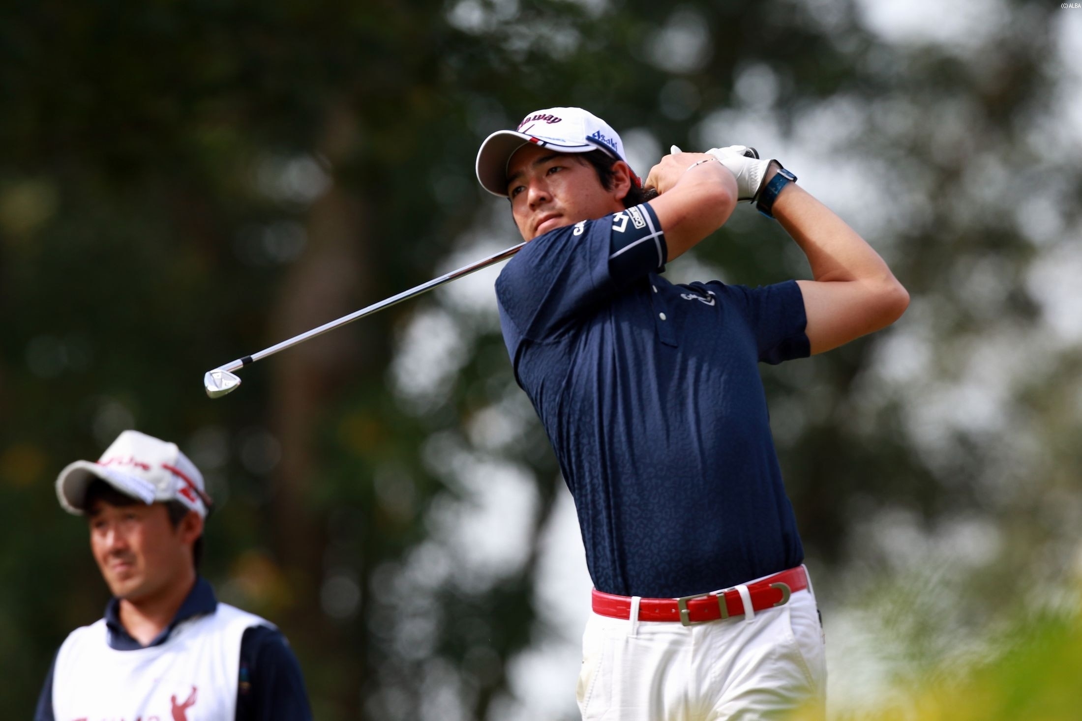 トータル7アンダー・暫定9位タイでハーフターンした石川遼（撮影：GettyImages）