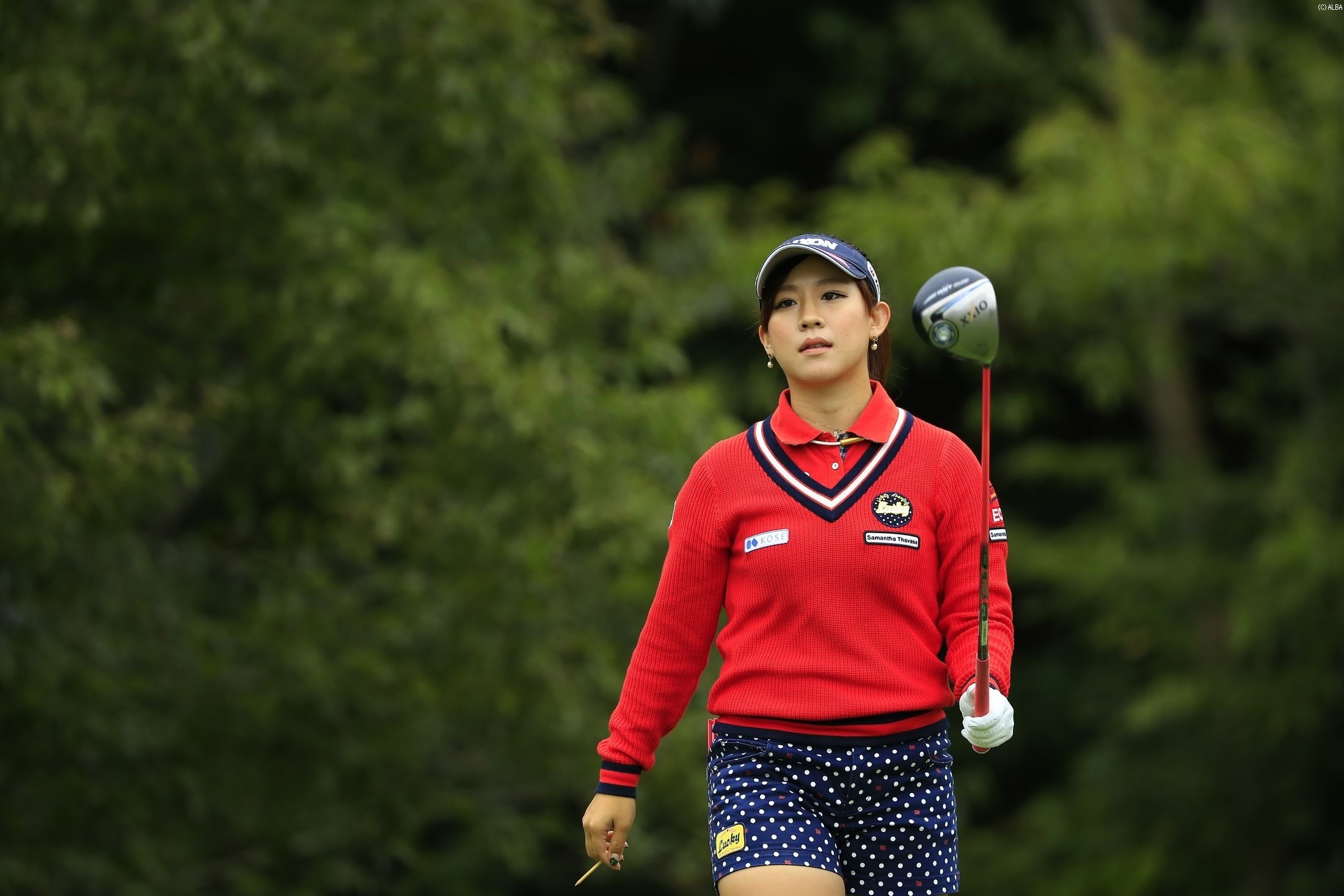 この日7バーディと一気に11位タイまで浮上した香妻琴乃（撮影：福田文平）