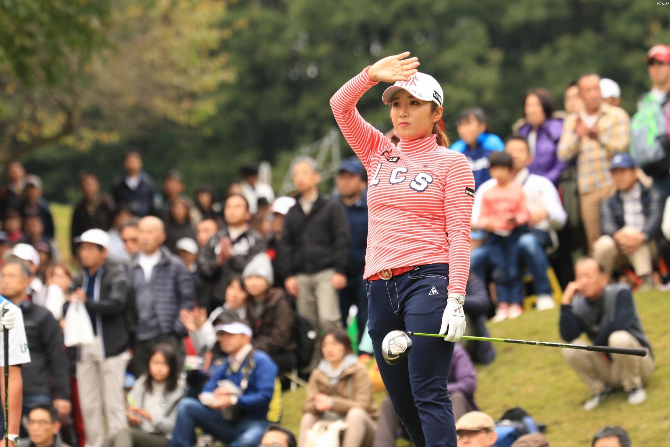 4位タイフィニッシュのイ・ボミ 迫る申ジエの影にドキドキ…？（撮影：小路友博）