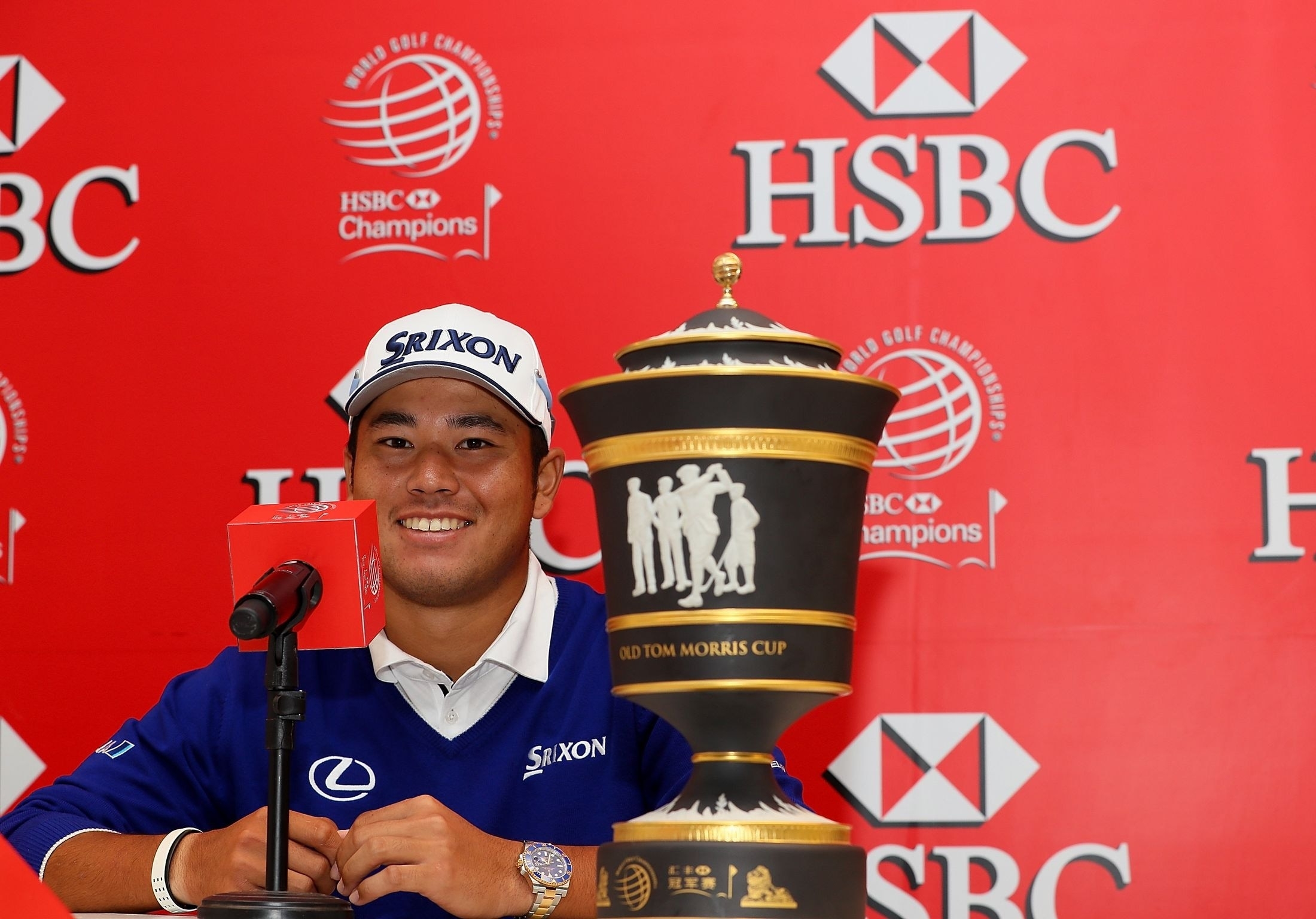 戦い終えて良い笑顔 WGCタイトルホルダーとなった松山英樹（撮影：GettyImages）