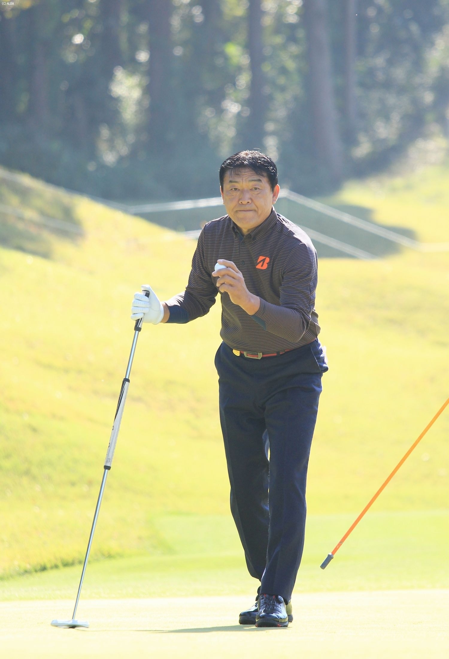 前半では5つスコアを伸ばした羽川豊（撮影：小路友博）
