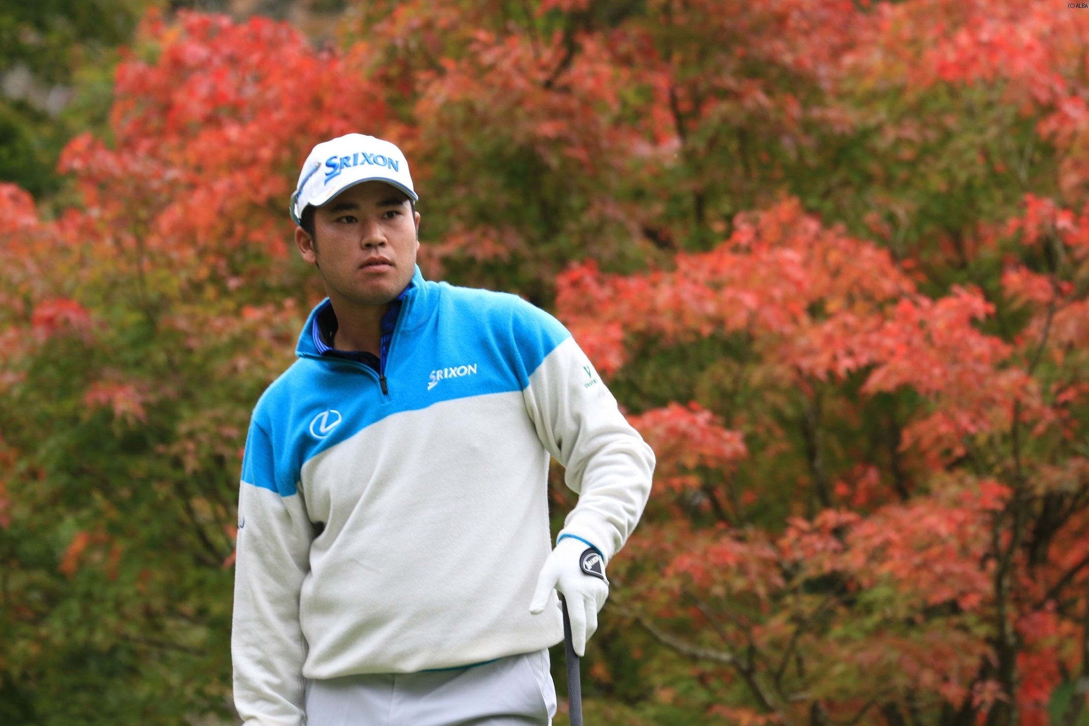 トータル13アンダー単独首位でムービングデーを迎える松山英樹(撮影:標英俊)
