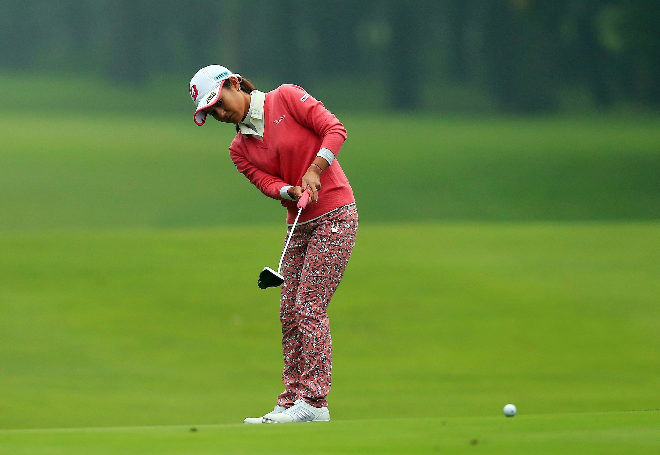 スコアを伸ばせなかった宮里藍 最終日どこまで順位を上げられるか（写真は2日目）（撮影：GettyImages）