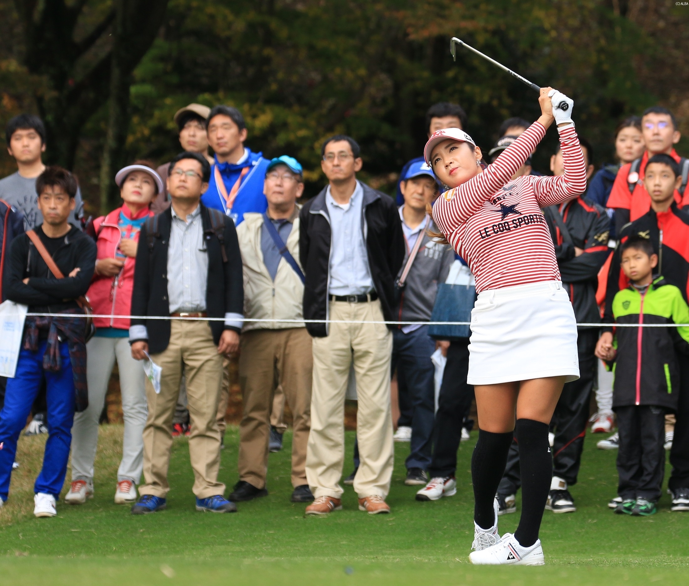 2年連続の賞金女王に輝いたイ・ボミ（撮影：標英俊）