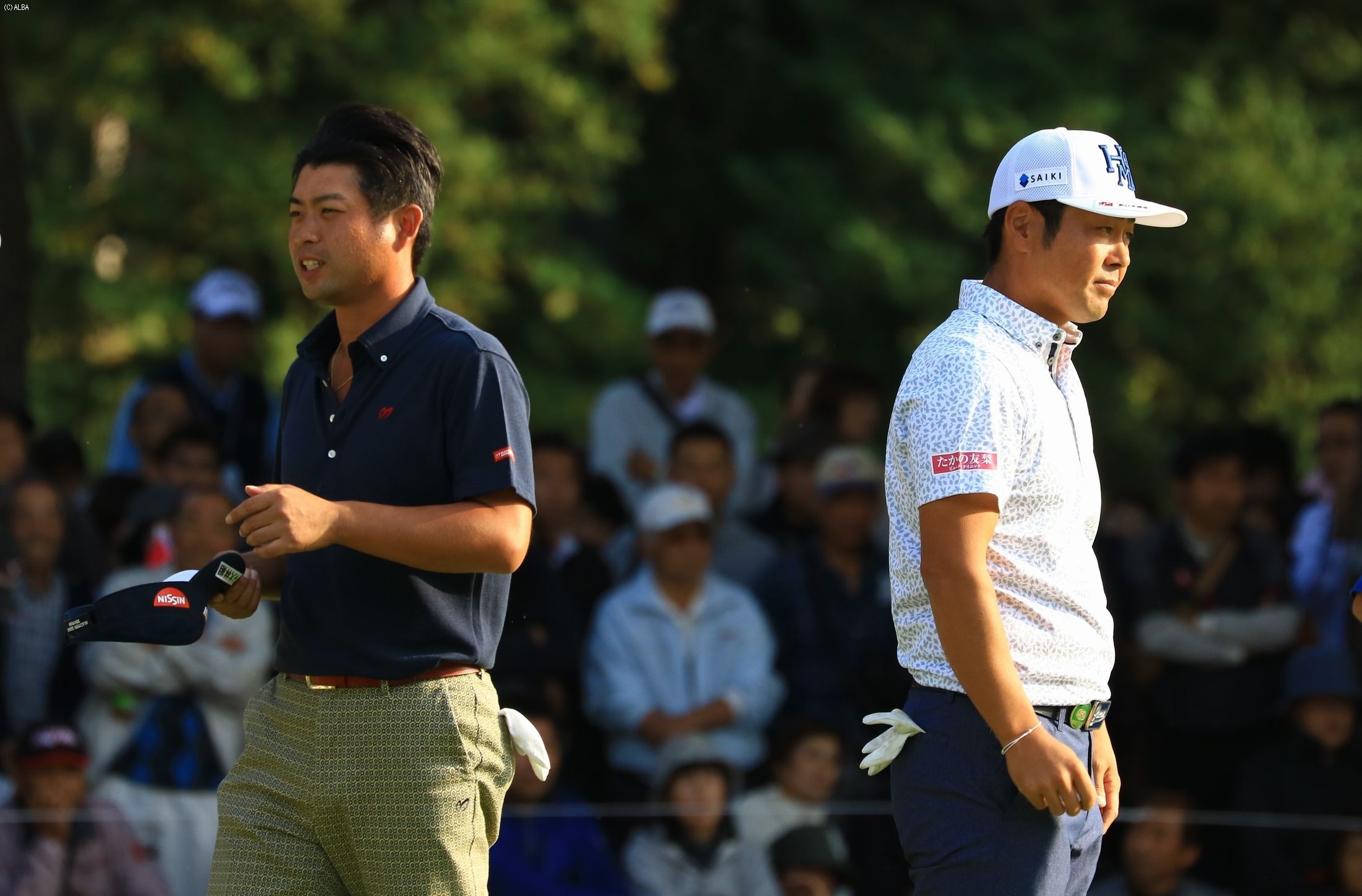 遂に池田と谷原の賞金王争いに決着がつく（撮影：標英俊）