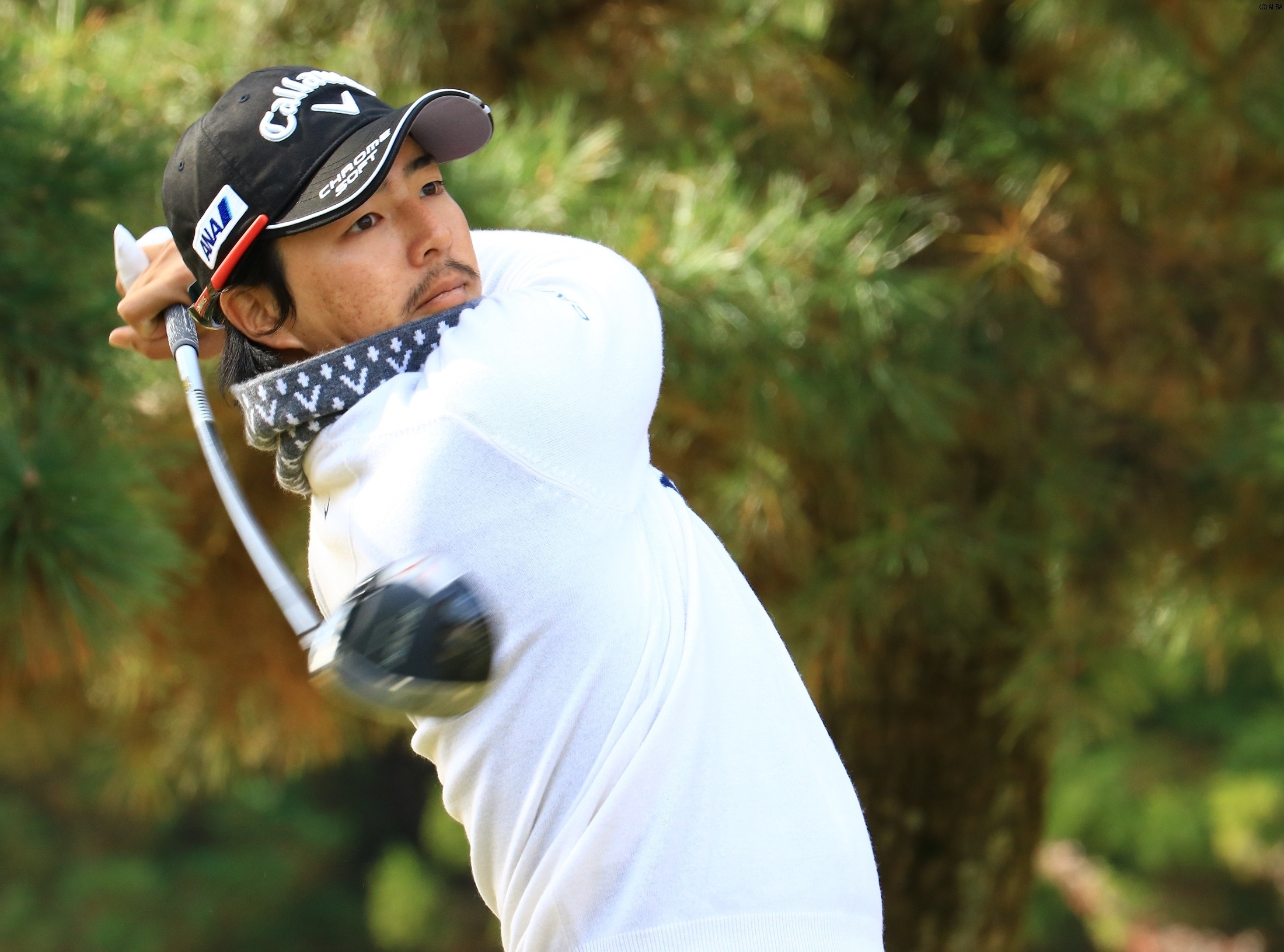 昨年国内メジャー初制覇を達成した大会にディフェンディングチャンピオンとして臨む石川遼（撮影：標英俊）