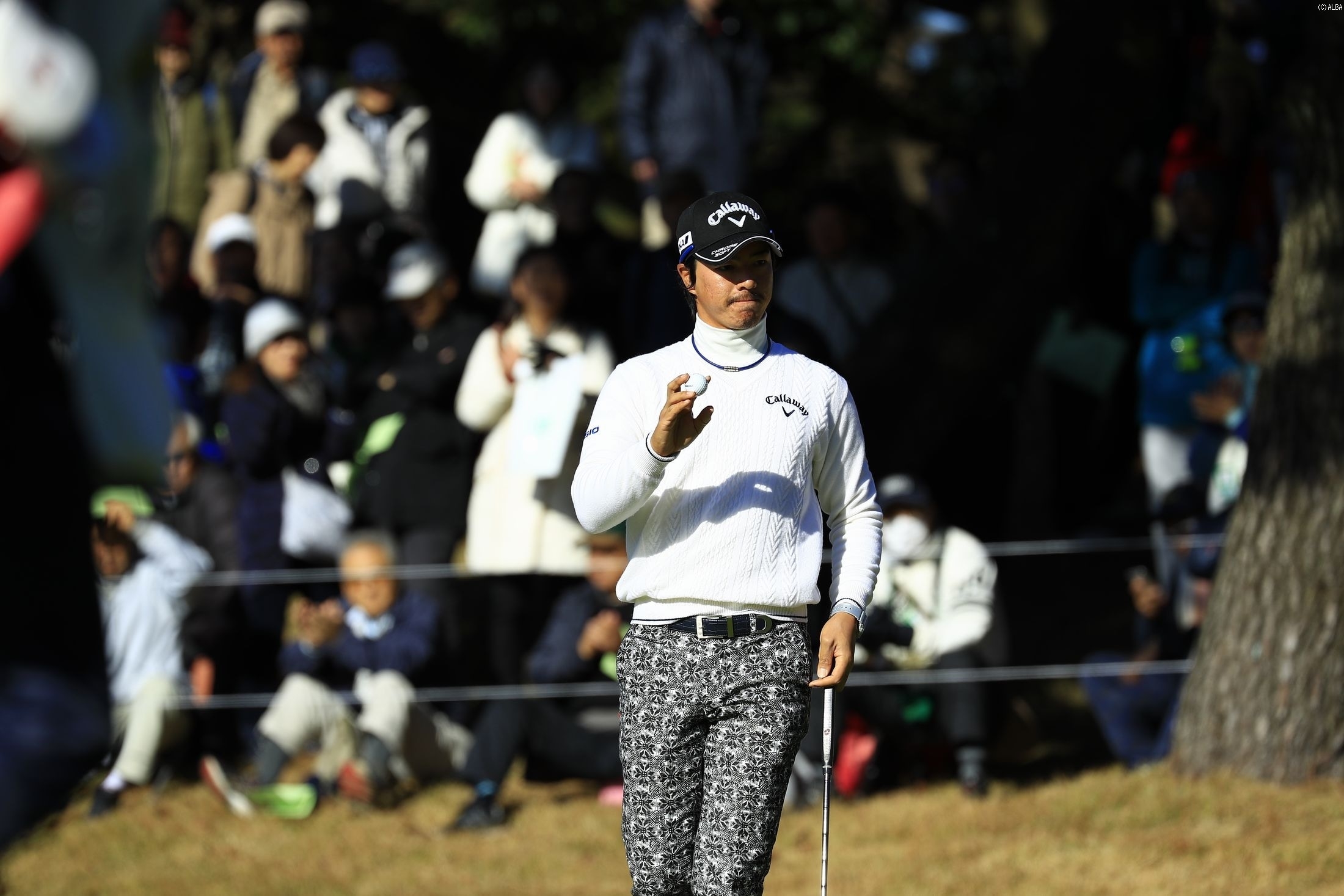 トータル2アンダー9位タイでホールアウトした石川遼（撮影：福田文平）