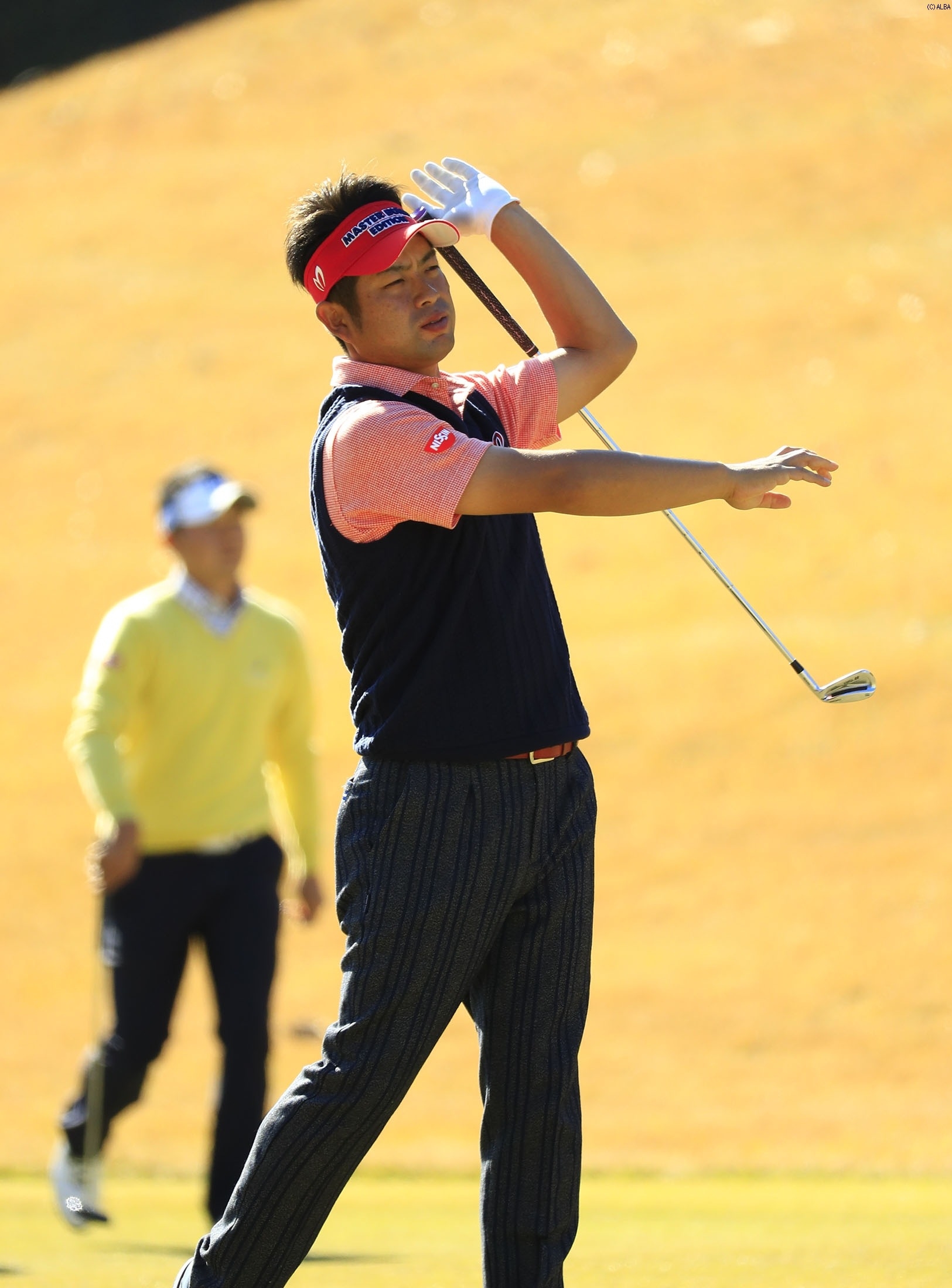 トータル5アンダー8位タイ、池田勇太は首位との4打差を追いかける（撮影：福田文平）