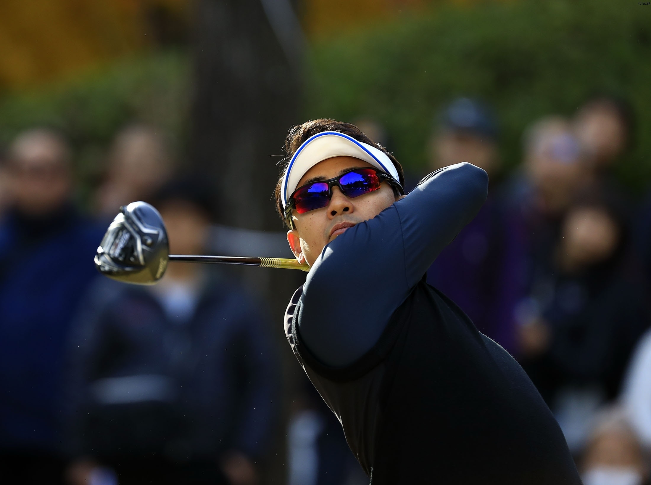 日本シリーズと韓国勢として初めて制覇したパク・サンヒョン（撮影：福田文平）