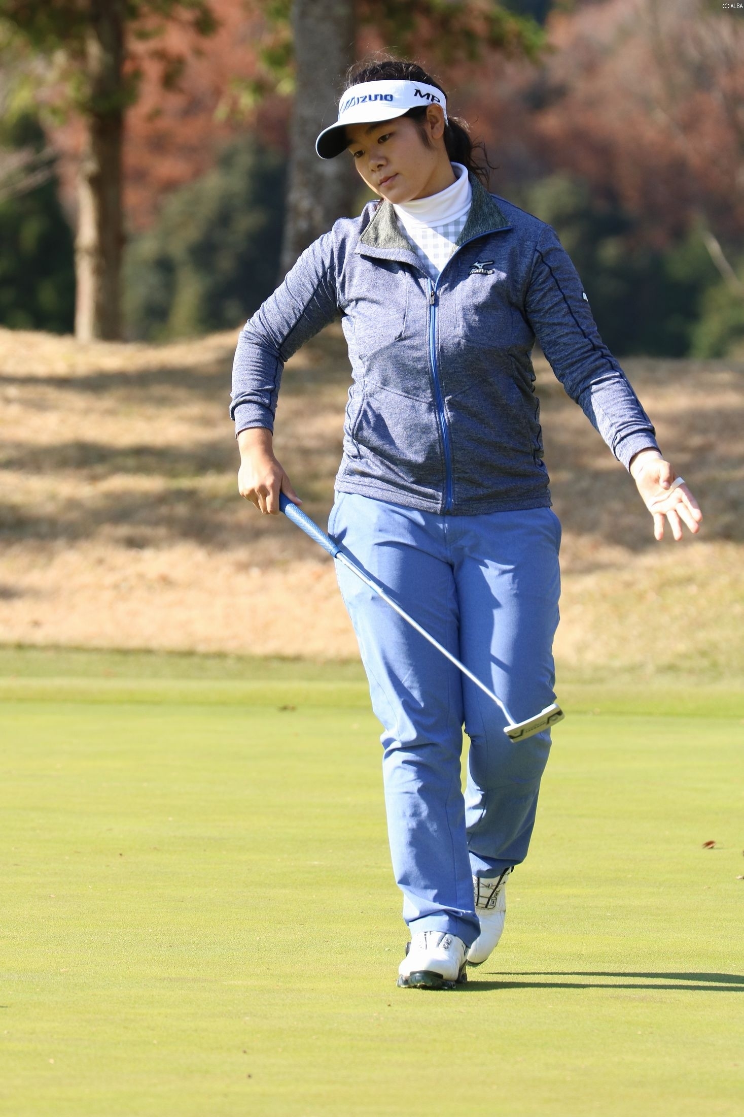 川岸史果は後半に失速で4位フィニッシュ 来季での初優勝を誓った（撮影：小路友博）