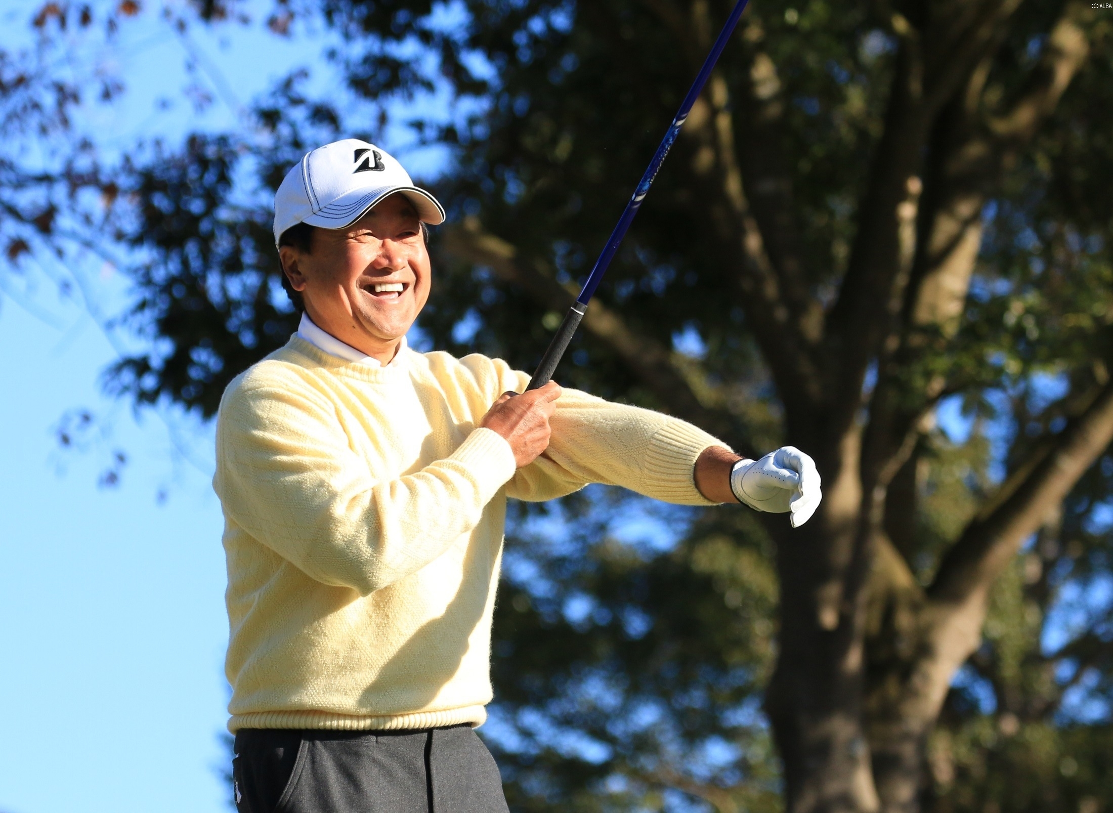 急遽出場が決まったPGA会長倉本昌弘だったが好成績でチームに貢献した（撮影：標英俊）