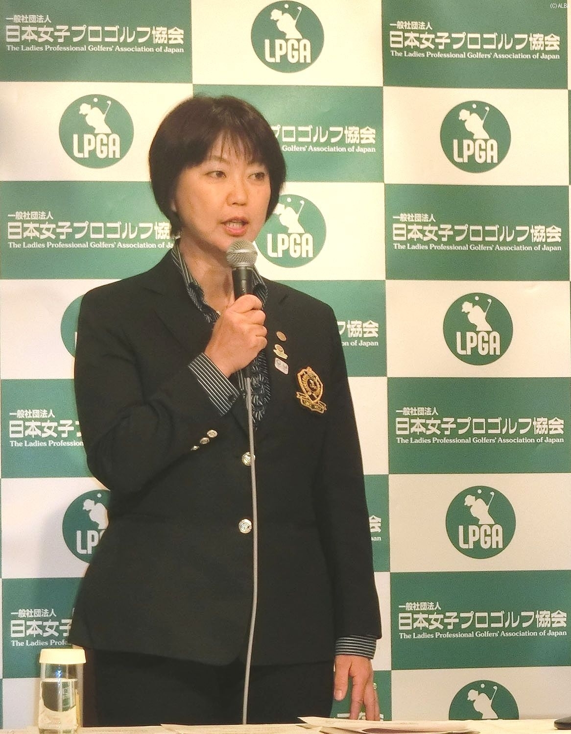 再選内定した小林浩美会長（撮影：ALBA）