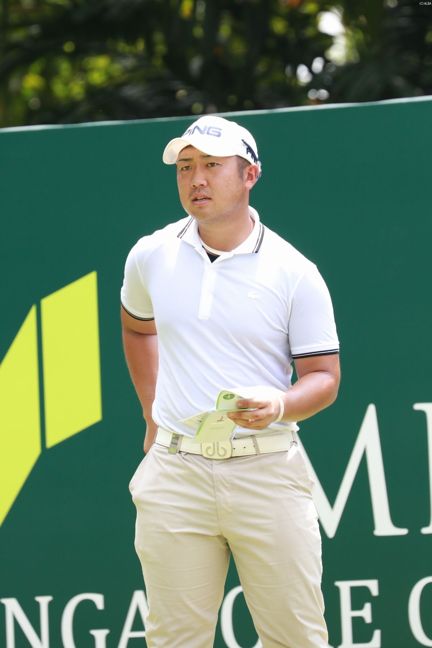 アジアツアーのQTを突破し、この試合にはアジア枠で出場している亀代（撮影：小路友博）
