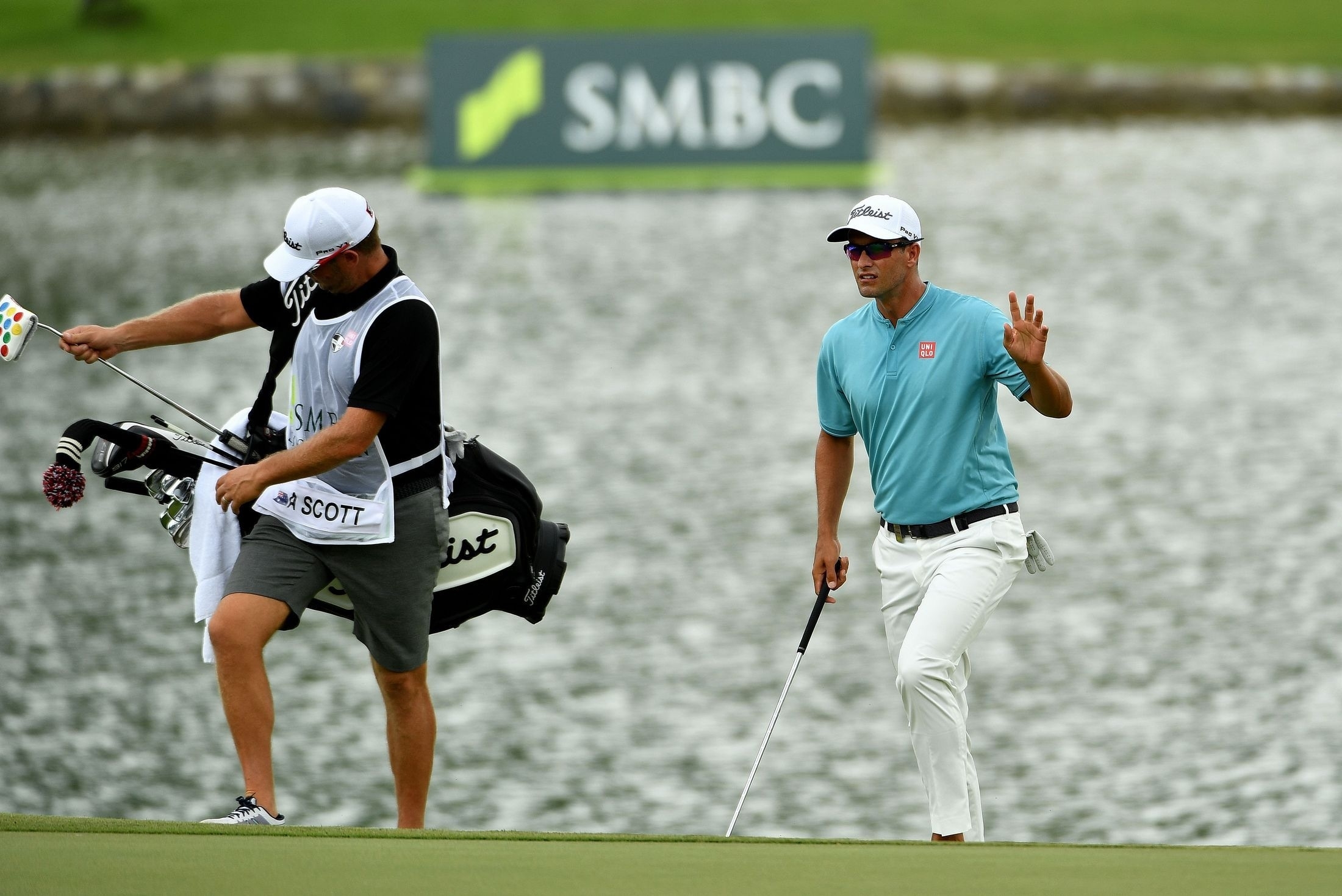 3位タイに後退したスコット（写真は3日目、大会事務局提供）