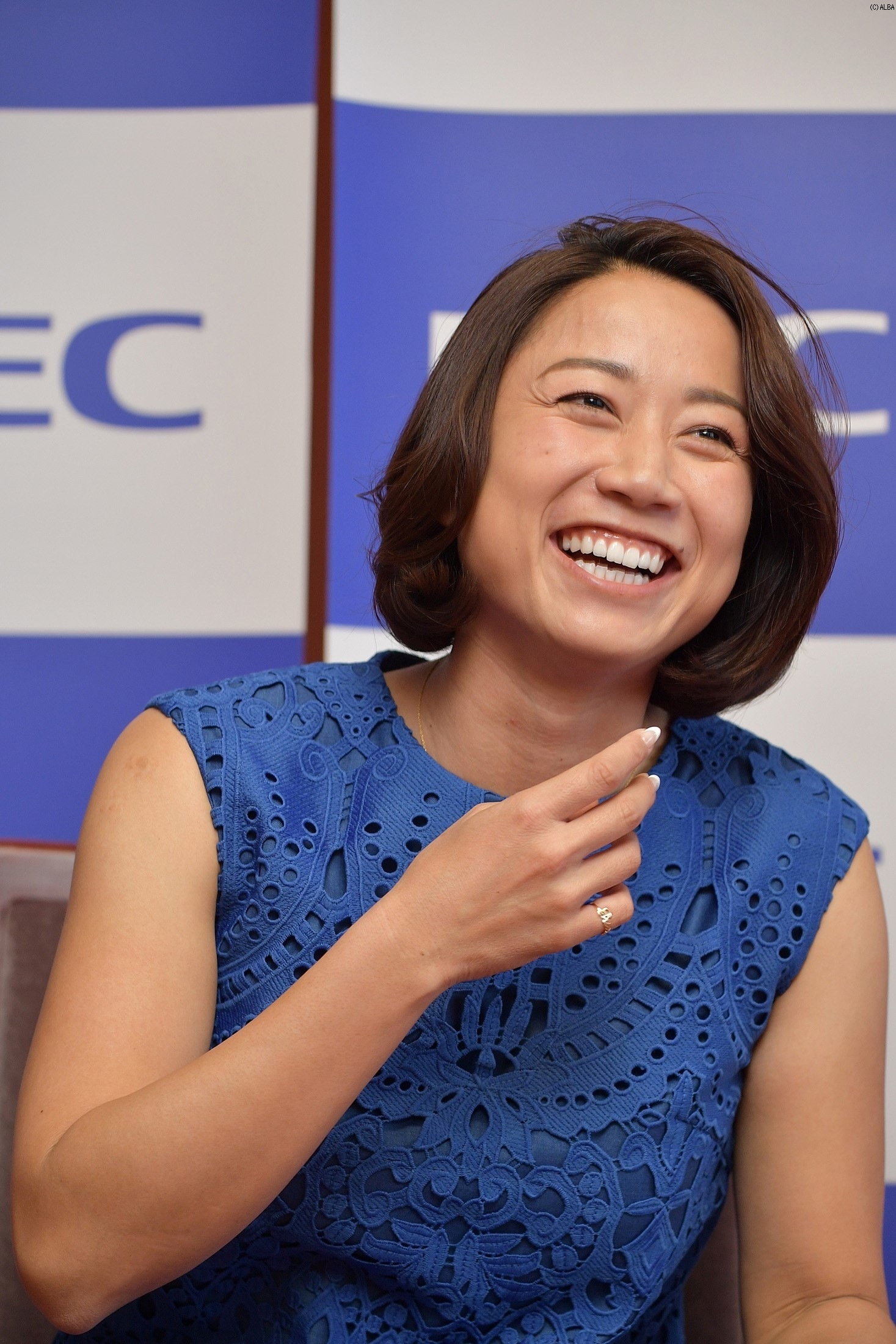 充実した表情を見せた原江里菜（撮影：佐々木啓）