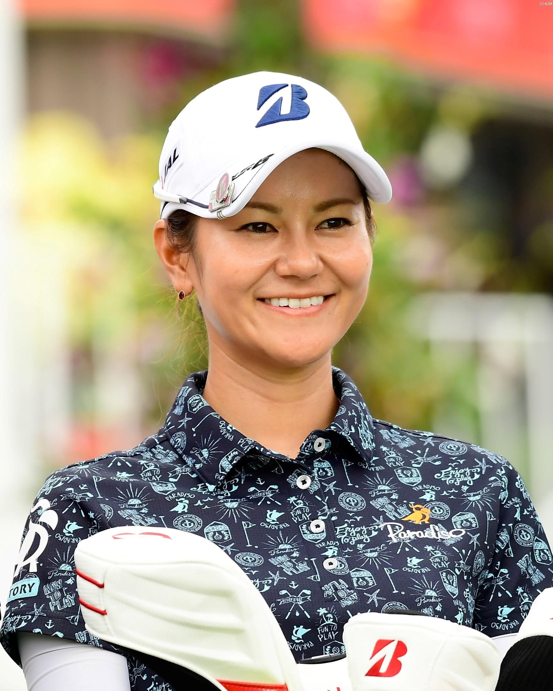 シーズン初戦に挑む宮里藍は歴代覇者と同組でラウンド（撮影：上山敬太）