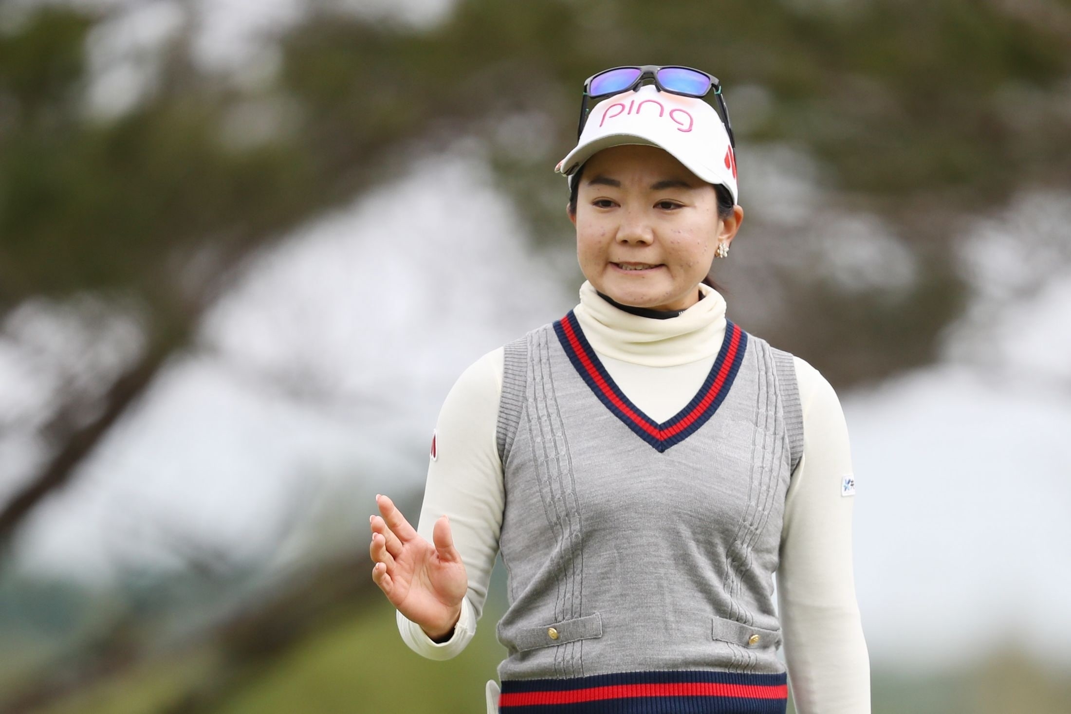 パット好調の上原彩子が8バーディを奪取、一躍日本勢最上位に(写真は2日目)（撮影：GettyImages）