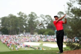 メジャー制覇は全米オープンへ持ち越されたタイガー・ウッズ(Photo by Andrew Redington/Getty Images)