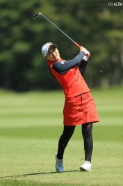 復活優勝の横峯の秘密は佐伯だった(撮影:福田文平)