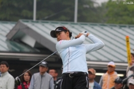 首位と1打差までつめた森田理香子(撮影:上山敬太)