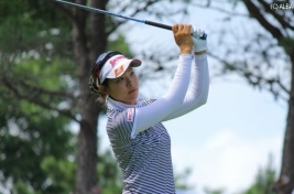 世界ランク27位に浮上した森田、W宮里についで日本人3番目!(撮影:ALBA)