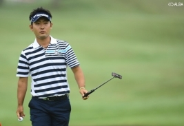 8アンダー2位タイで決勝ラウンドへ進出した河野祐輝(撮影:上山敬太)