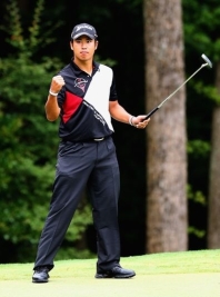 松山英樹、会心のプレーで初日の78位から一気に15位に!(Photo by Tyler Lecka/Getty Images)