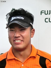 松山、この日は調子が悪かったそうだが…本戦ではどんなプレーを見せてくれるのか(撮影:ALBA)