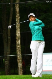 復帰2戦目となる森田理香子!難しいコースセッティングを攻略できるか(撮影:ALBA)