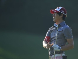 終盤スコアを落とすも上位で決勝ラウンドに進む(Photo by Michael CohenGetty Images)