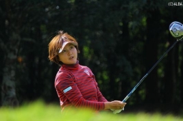 櫻井有希、新たなコンビで首位発進!(撮影:ALBA)