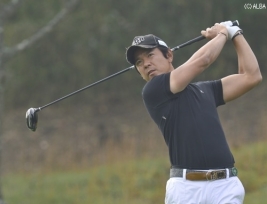 首位と1打差の2位タイにつけた矢野東(撮影:上山敬太)