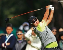 一時は首位タイに並んだが終盤で落とし10位タイで初日を終えた(撮影:米山聡明)