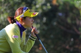 森田が見つめる先は賞金女王!?(撮影:ALBA)