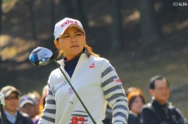 賞金レースで逆転を許した横峯さくら(撮影:ALBA)