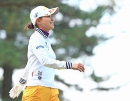 逆転賞金女王を逃した横峯さくら(撮影:米山聡明)